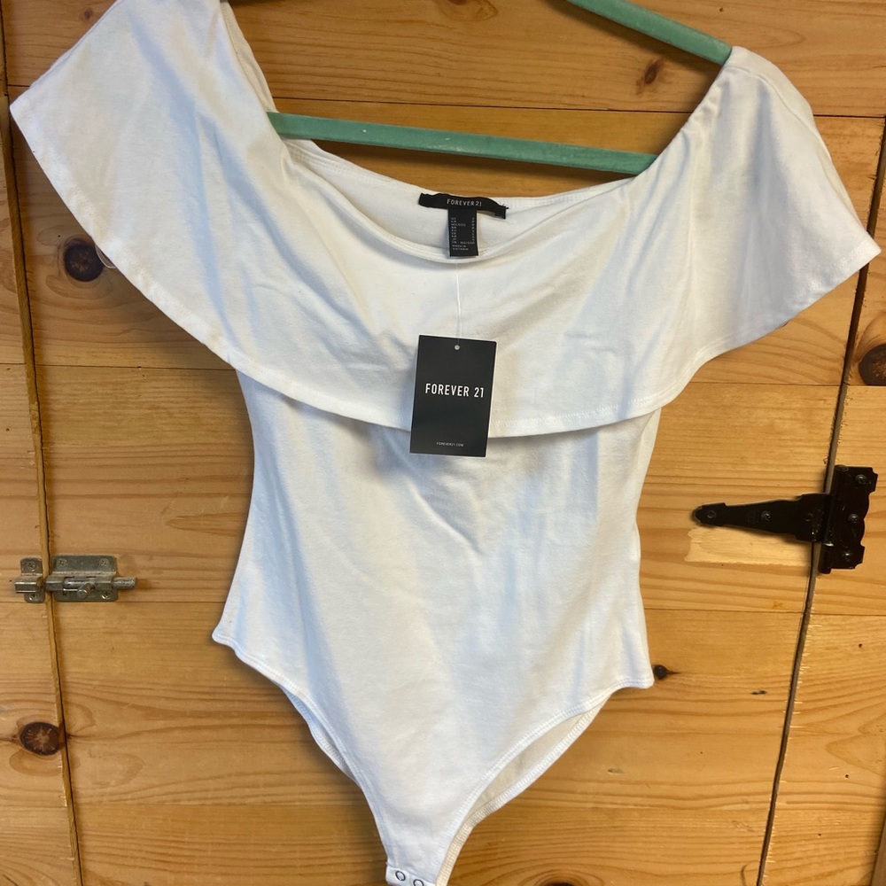 Off the shoulder bodysuit; new with tags